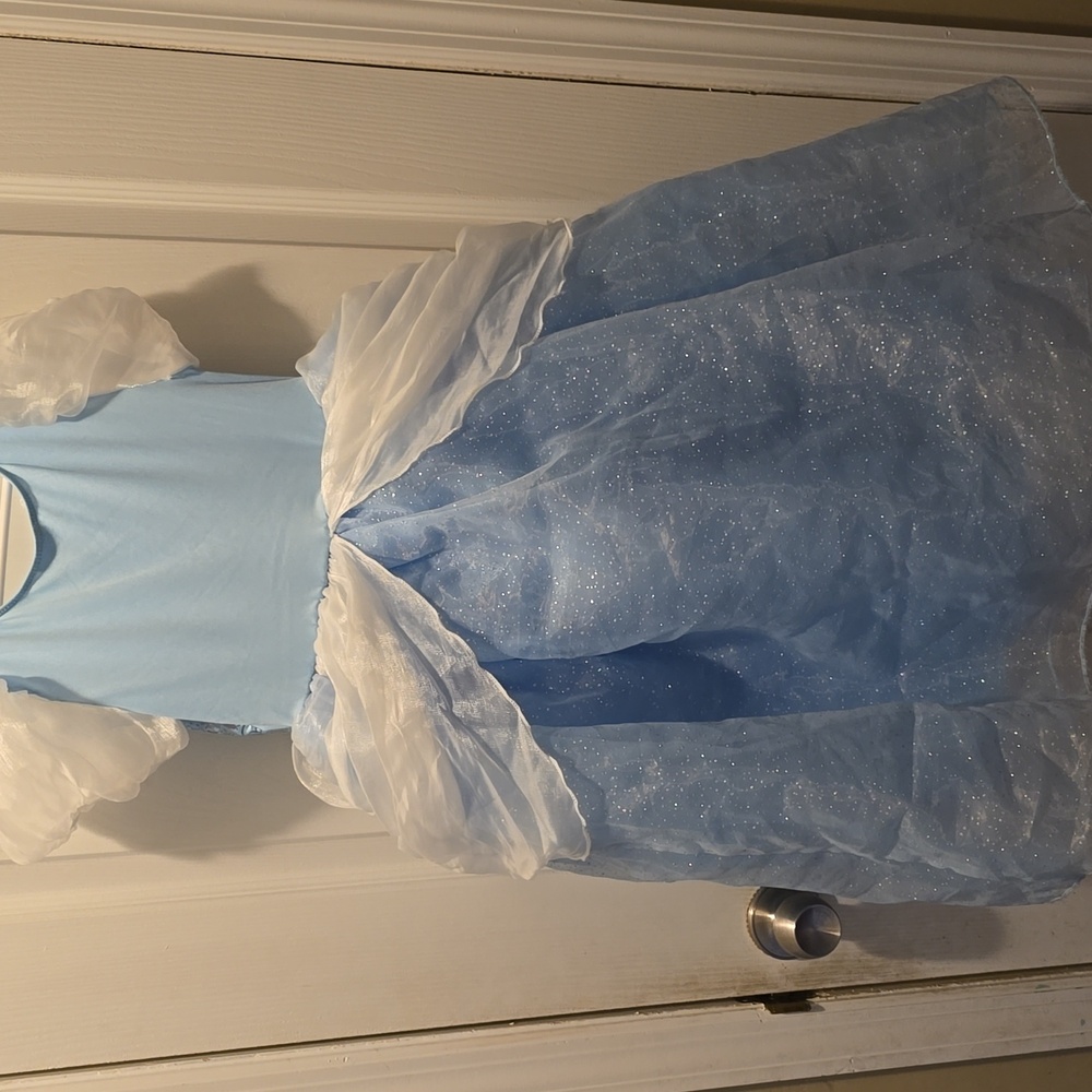 Disney Cinderella Gown Dress Costume Size 5/6 - Picture 5 of 9